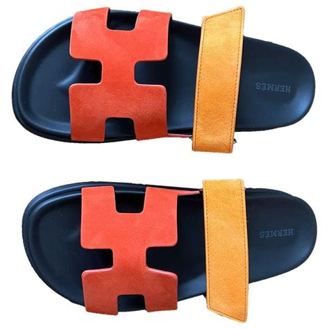 claquettes hermes chypre|hermes flip flops.